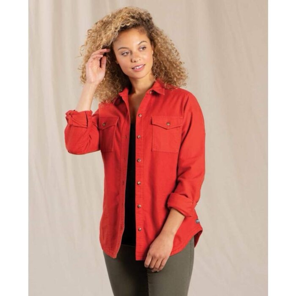 Toad&Co Orange Shirt Jacket